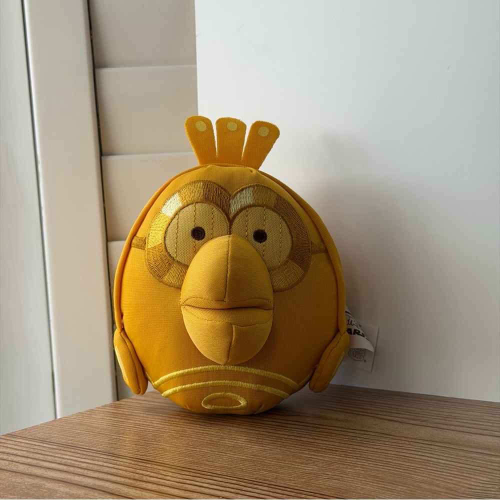 Angry Birds Star Wars C-3PO 2013 Commonwealth Plush Toy 5” Rare Not For Resale